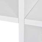 vidaXL Treppenregal Bücherregal 107 cm Weiß
