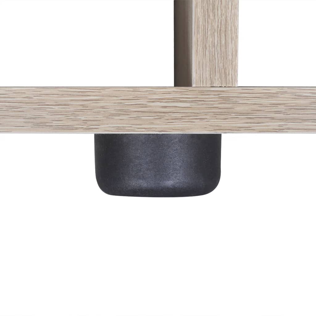 vidaXL Treppenregal Bücherregal 107 cm Eichefarben