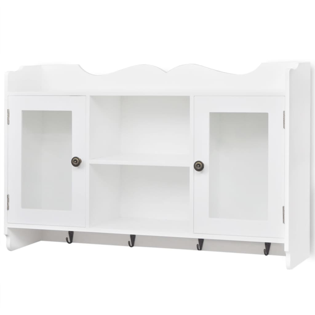 vidaXL Hängeschrank MDF Weiß