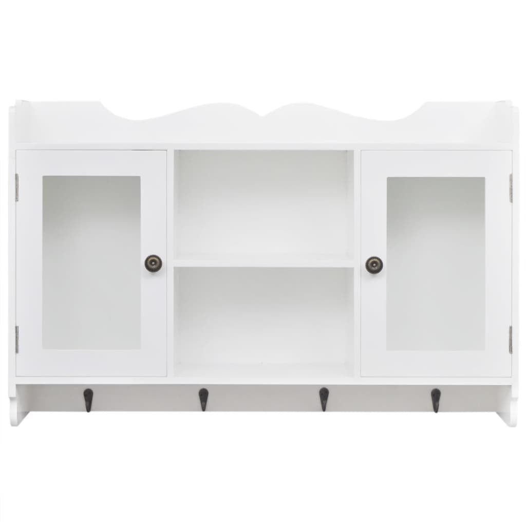 vidaXL Hängeschrank MDF Weiß