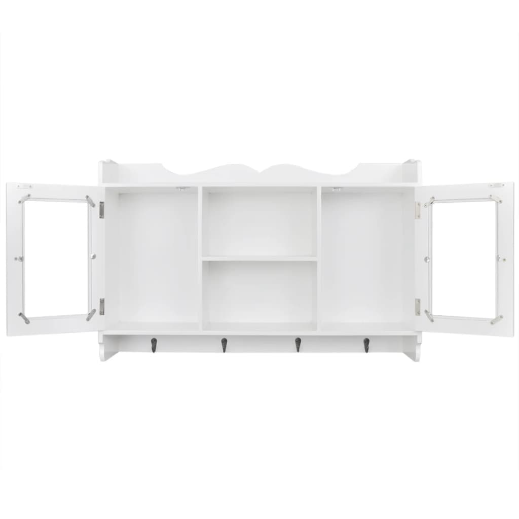 vidaXL Hängeschrank MDF Weiß