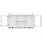 vidaXL Hängeschrank MDF Weiß