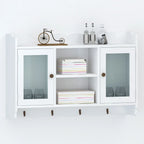vidaXL Hängeschrank MDF Weiß