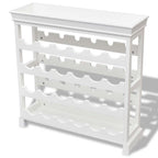 vidaXL Weinschrank Abreu Weiß