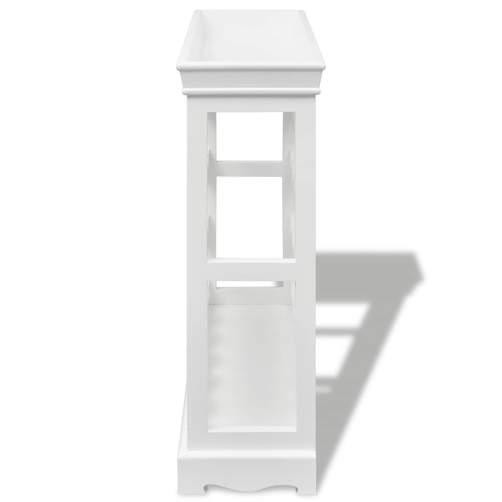 vidaXL Weinschrank Abreu Weiß