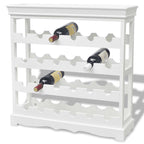 vidaXL Weinschrank Abreu Weiß