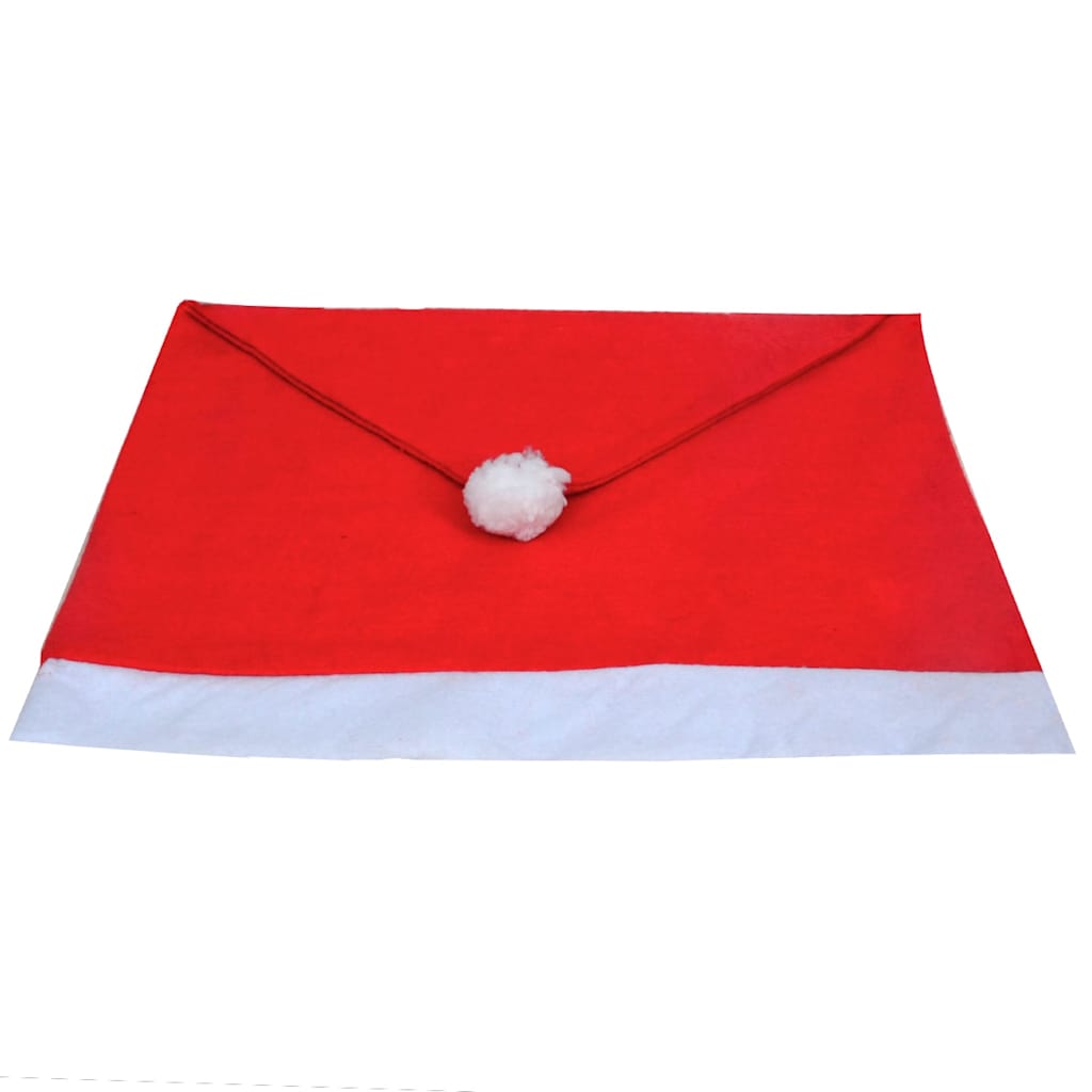 vidaXL 6x Stuhlhussen Weihnachtsmützen