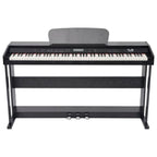 vidaXL Digitalpiano mit 88 Tasten und Pedalen Schwarz Melaminplatte