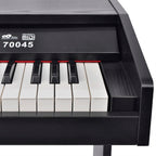 vidaXL Digitalpiano mit 88 Tasten und Pedalen Schwarz Melaminplatte