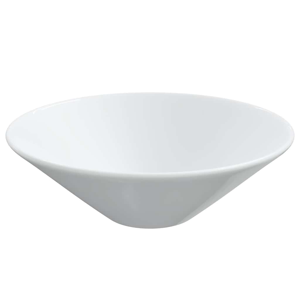 vidaXL Waschbecken 2 Stk. Weiß 42x42x14 cm Keramik