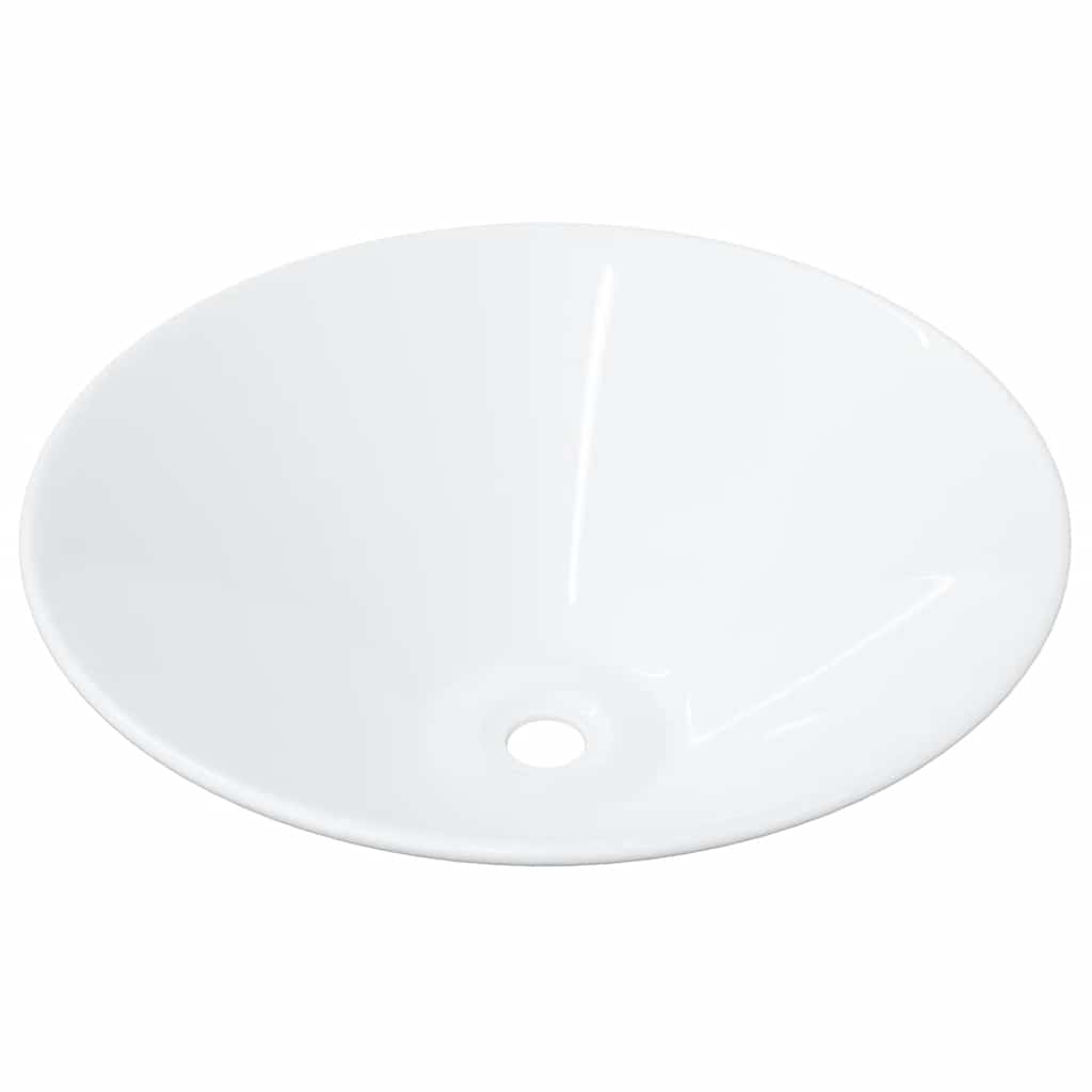 vidaXL Waschbecken 2 Stk. Weiß 42x42x14 cm Keramik