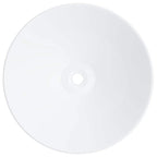 vidaXL Waschbecken 2 Stk. Weiß 42x42x14 cm Keramik