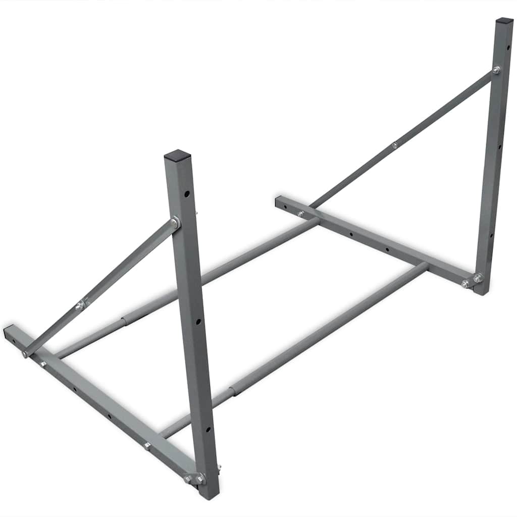 vidaXL Reifenregal Silbern Stahl