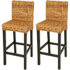 vidaXL Barstühle 2 Stk. Abaca
