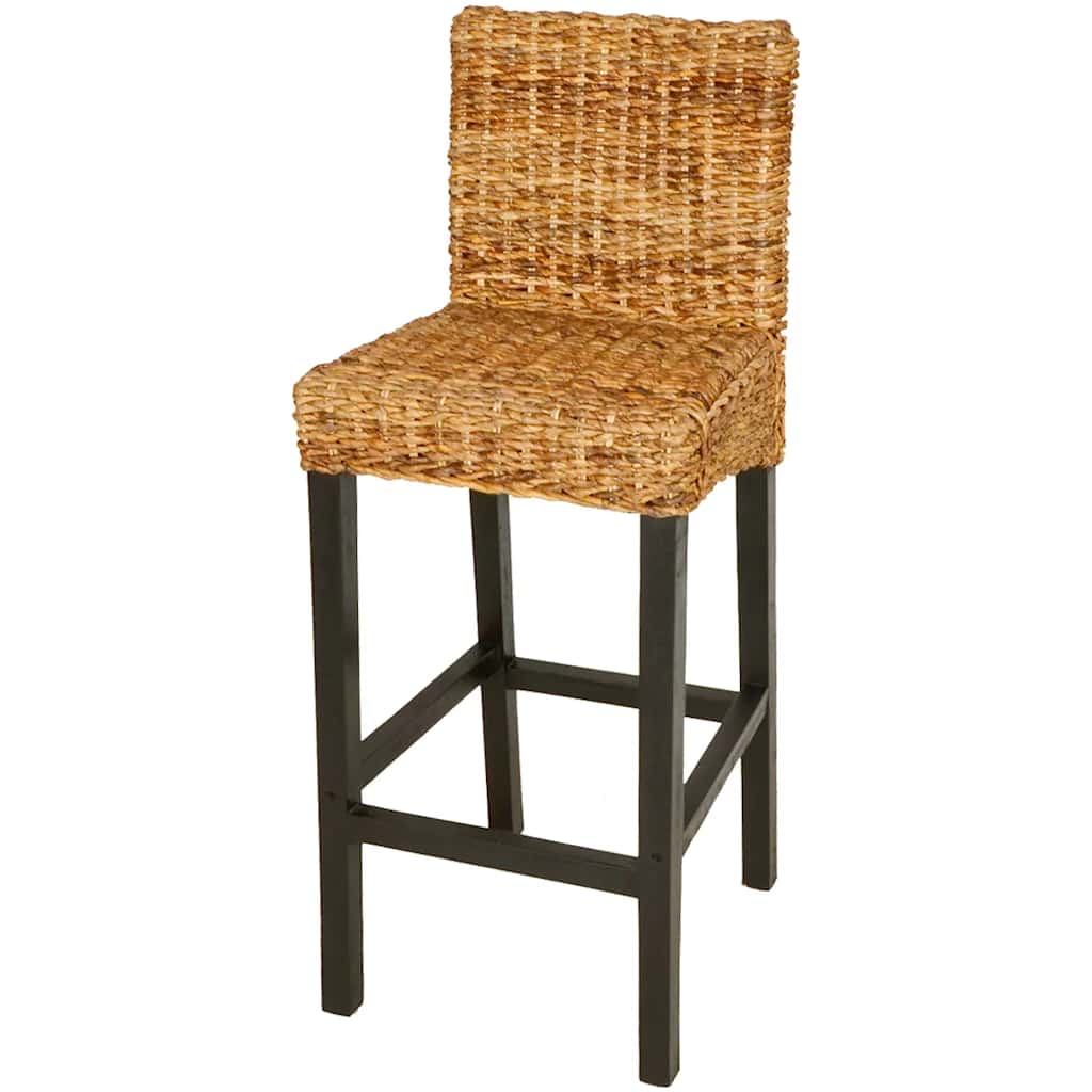 vidaXL Barstühle 2 Stk. Abaca