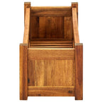 vidaXL Garten-Hochbeet Akazienholz 76x27,6x25 cm