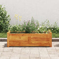 vidaXL Garten-Hochbeet Akazienholz 76x27,6x25 cm