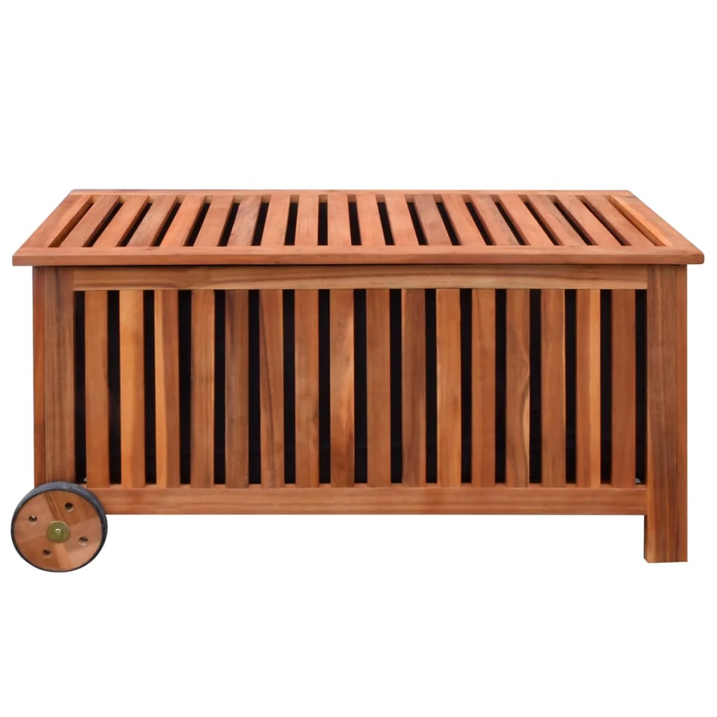 vidaXL Garten-Aufbewahrungsbox 118x52x58 cm Holz