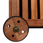 vidaXL Garten-Aufbewahrungsbox 118x52x58 cm Holz