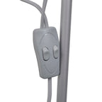 vidaXL Stehlampe Grau
