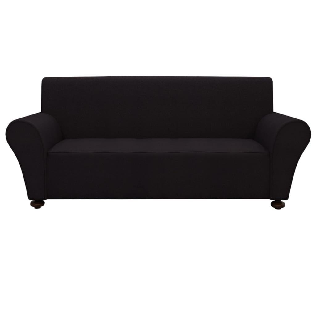 vidaXL Stretch-Sofahusse Schwarz Polyester-Jersey