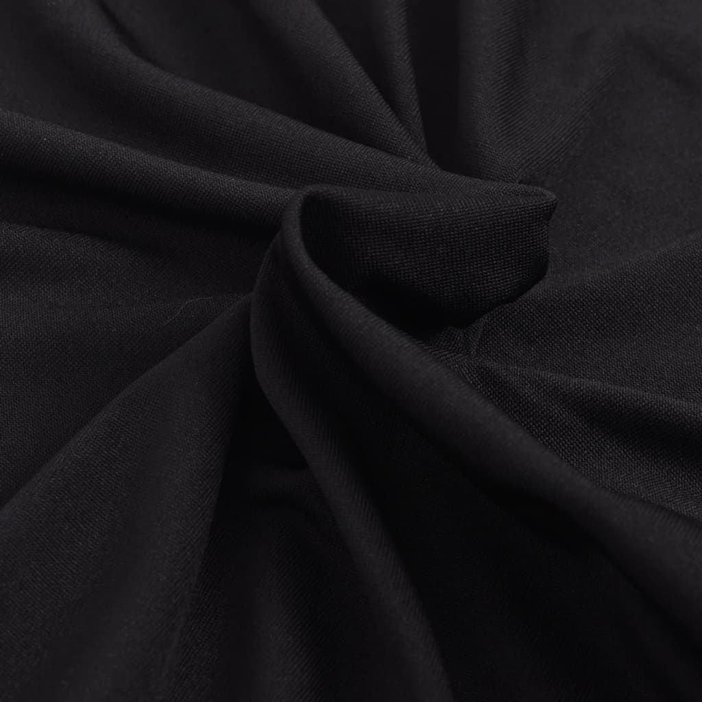 vidaXL Stretch-Sofahusse Schwarz Polyester-Jersey
