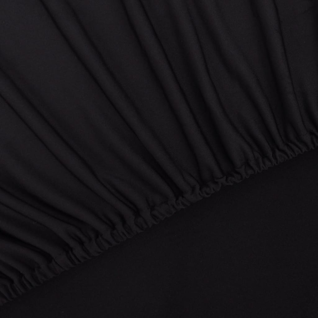 vidaXL Stretch-Sofahusse Schwarz Polyester-Jersey