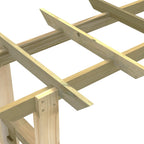 vidaXL Gartenlaube Rosenbogen 150 x 60 x 204 cm Holz Imprägniert