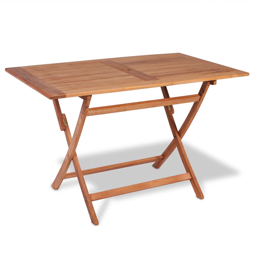 vidaXL 5-tlg. Garten-Essgruppe Klappbar Massivholz Teak