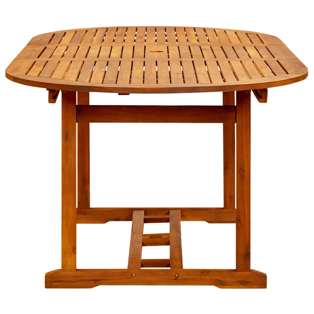 vidaXL Gartentisch (150-200)x100x75 cm Massivholz Akazie