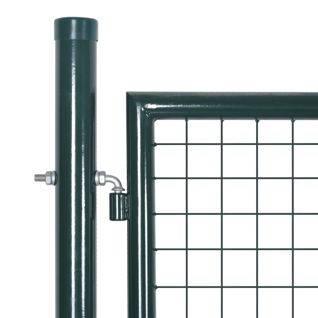 vidaXL Doppeltür-Gartentor 300x150 cm pulverbeschichteter Stahl