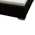 vidaXL 6-tlg. Garten-Lounge-Set mit Auflagen Poly Rattan Braun