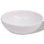 vidaXL 3-tlg. Badmöbel und Waschbecken Set Beige