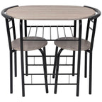 vidaXL Frühstückstisch Bar-Set MDF