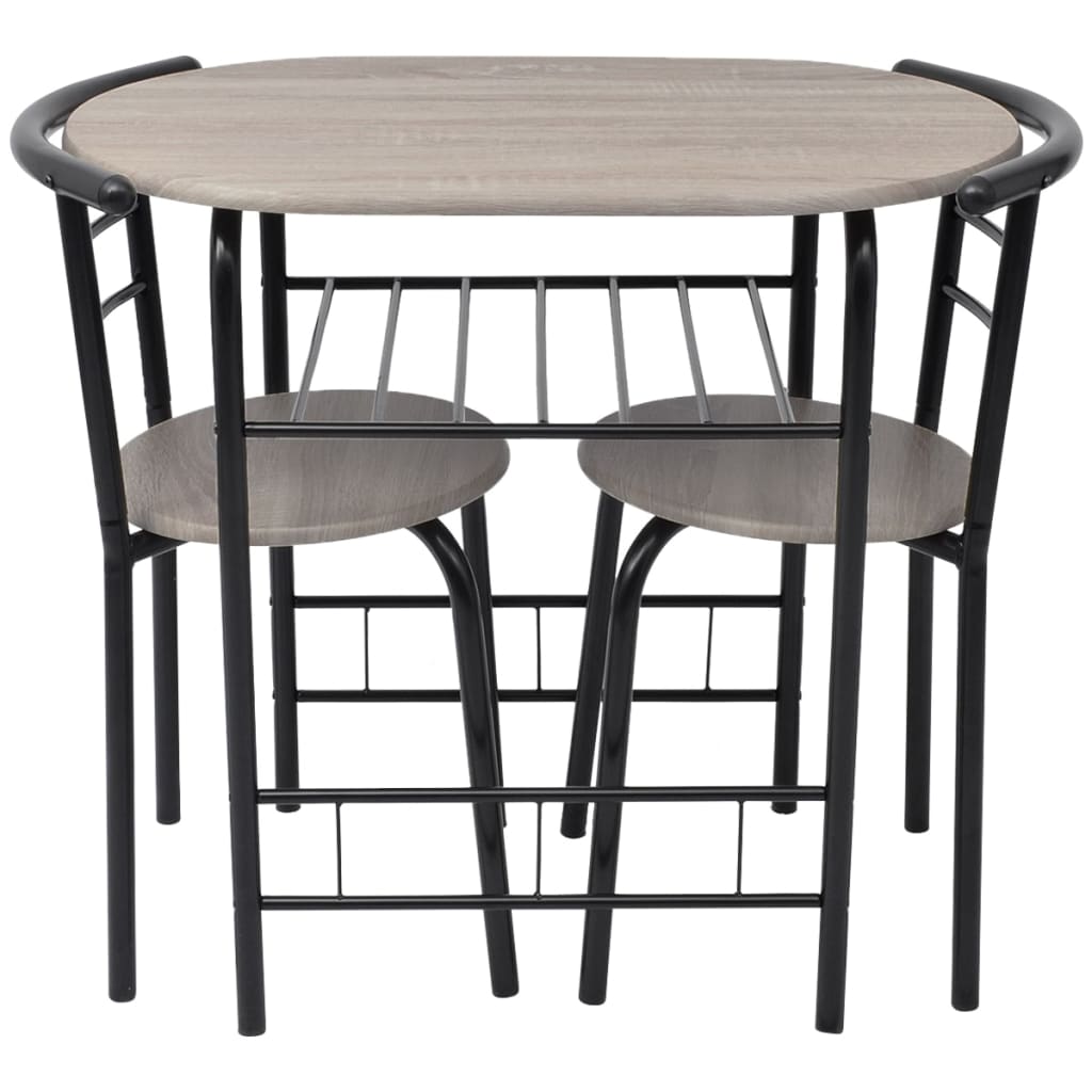 vidaXL Frühstückstisch Bar-Set MDF