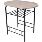 vidaXL Frühstückstisch Bar-Set MDF