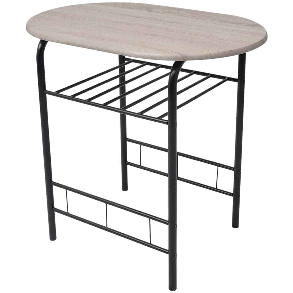vidaXL Frühstückstisch Bar-Set MDF