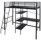 vidaXL Bett mit Matratze Schwarz 200 x 90 cm Metall