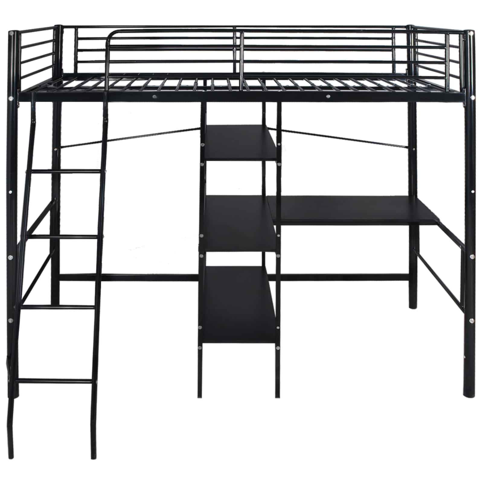 vidaXL Bett mit Matratze Schwarz 200 x 90 cm Metall