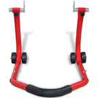 vidaXL Motorradständer Hinten Rot