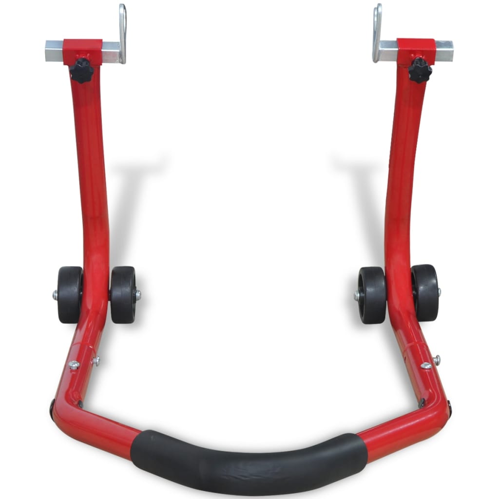 vidaXL Motorradständer Hinten Rot