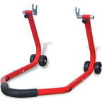 vidaXL Motorradständer Hinten Rot
