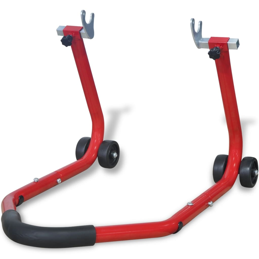 vidaXL Motorradständer Hinten Rot