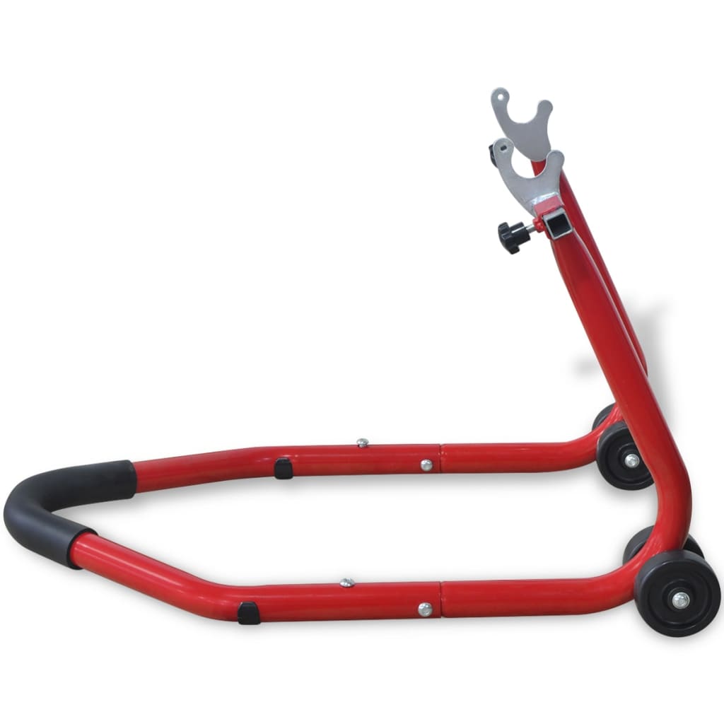 vidaXL Motorradständer Hinten Rot