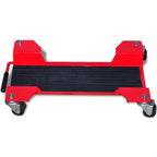 vidaXL Motorrad-Rangierhilfe Rot
