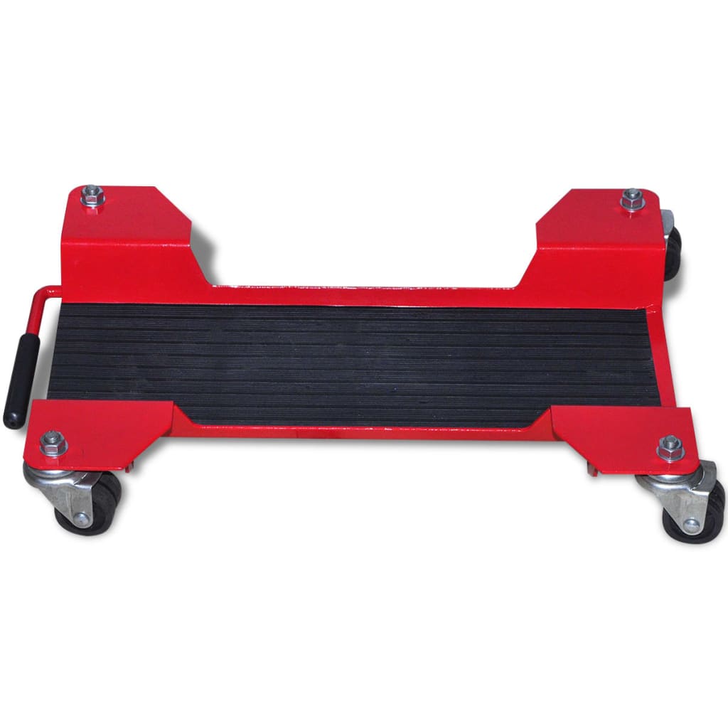 vidaXL Motorrad-Rangierhilfe Rot