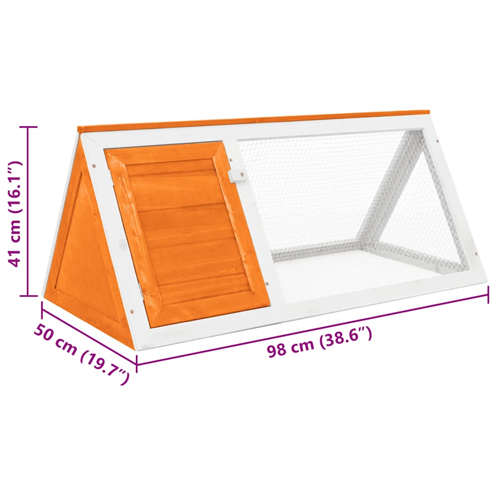 vidaXL Kleintier-/Kaninchenstall Holz