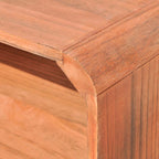 vidaXL Couchtisch 90×55,5×38,5 cm Massivholz Paulownia Braun