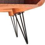 vidaXL Couchtisch 90×55,5×38,5 cm Massivholz Paulownia Braun