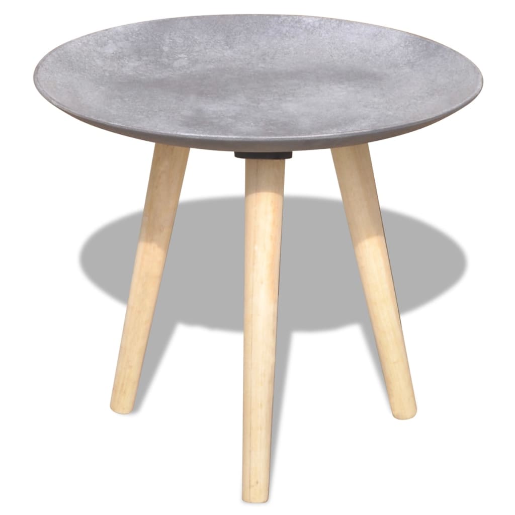 vidaXL 2-tlg. Beistelltisch/Couchtisch-Set 55 cm & 44 cm Betongrau